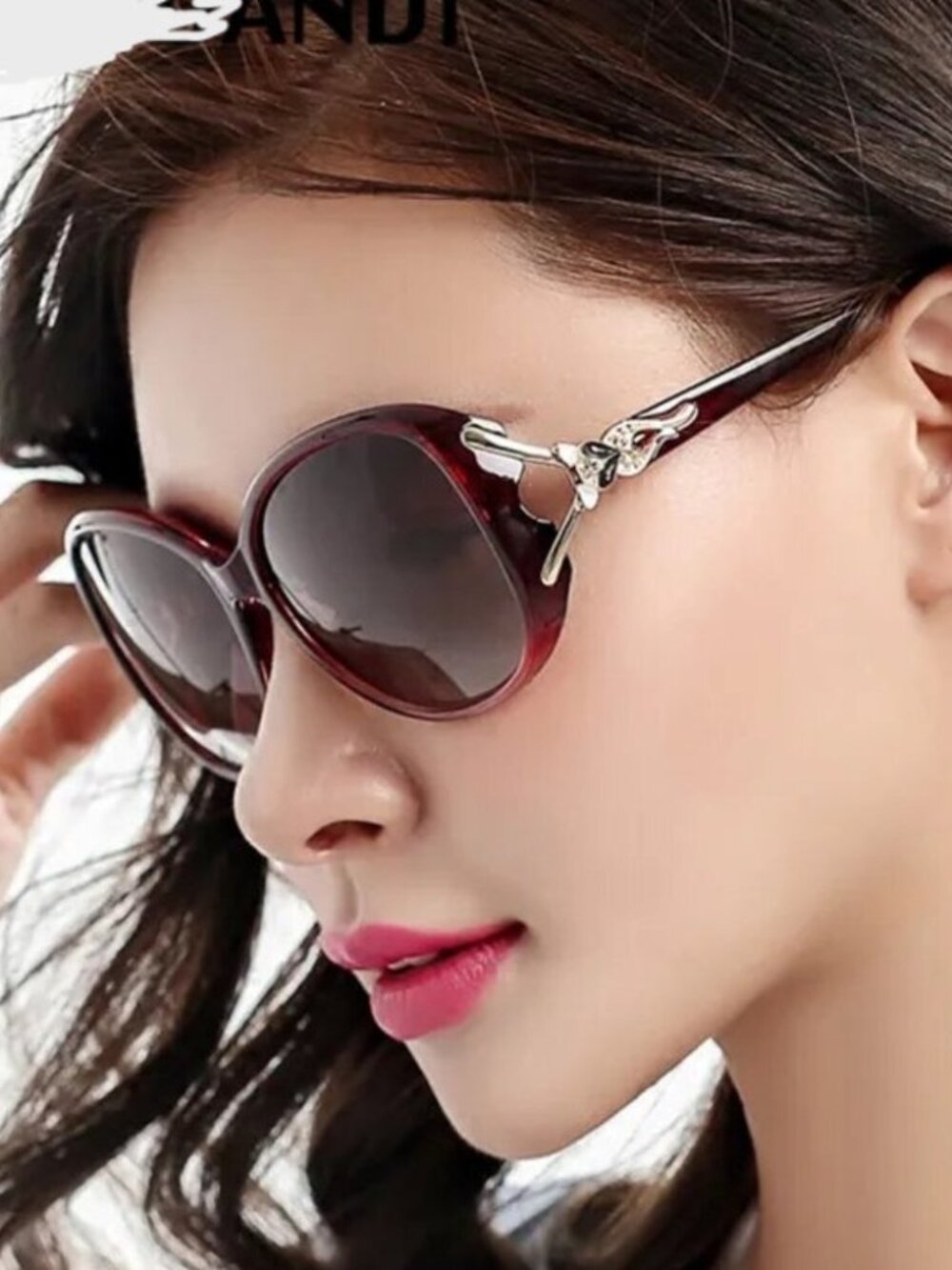NEW Trendy Polarized Sunglasses UV Protection Round Sunglasses Eyewear Chestnut